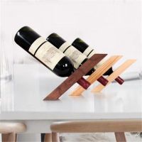 Creative Wine Bottle Holders Simple Wooden Living Room Decorative Cabinet Red Wine Display Storage Racks Fancy Small Object Gift