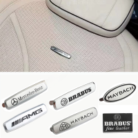 LCX แก้ไข AMG Brabus Maybach 3มิติสัญลักษณ์ที่นั่งรถโลหะสำหรับ Mercedes Benz W156 W205 W204 W210 W211 W212รูปลอกตราสัญลักษณ์อัตโนมัติ