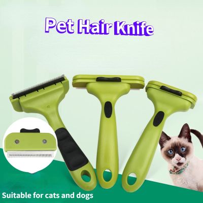 Cat Comb Brush Pet Hair Removes Comb For Cat Dog Pet Grooming Hair Cleaner Cleaning Pet Dog Cat Supplies Self Cleaning Cat Brush