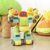 Take Apart Robot Toys 5 in 1 Dinosaur Train Robot Toys for Kids Building Toys Vehicle Set for Kids Birthday Gift for Preschool standard