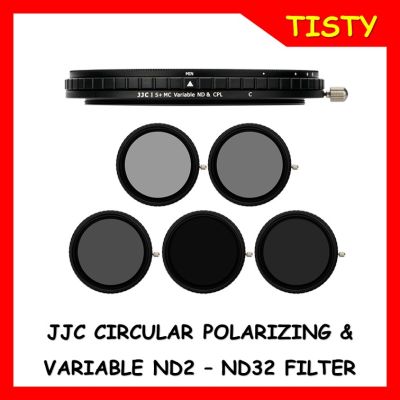 JJC Circular Polarizing &amp; Variable ND2-ND32 Filter
