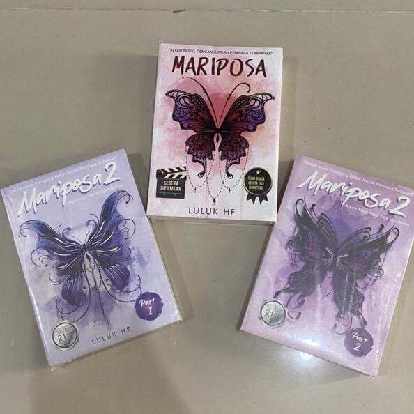 Paket 3 Novel Mariposa Mariposa 2 part 1&2 /DEAR COLLECTION Lazada