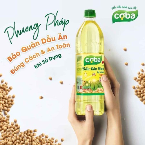 Dầu đậu nành cao cấp coba 1 lít - ảnh sản phẩm 5