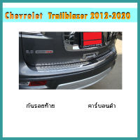 กันรอยท้าย Trailblazer 2012-2020 คาร์บอนดำ