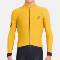 New classic elements winter thermal fleece cycing jersey long sleeve bicycle clothes yellow black free shipping