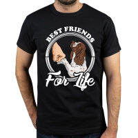 ภาษาอังกฤษ Spaniel Dog Lover Best Friends For Life T เสื้อ Sarcastic Quote Saying Vintage Streetwear แขนสั้นของขวัญเสื้อยืดคุณภาพสูง