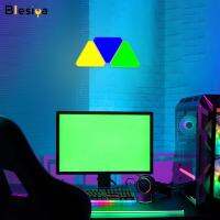 Blesiya แผงไฟสามเหลี่ยมแผงหลอด LED สำหรับเด็กบริเวณข้างเตียงในห้องห้องเล่นเกม