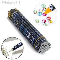 1Pcs DIY Profressional Nail Art Dotting Tool Rhinestone Gems Crystal Beads Picking Wax Pencil Dot Gel Pen Decoration Nail Marker