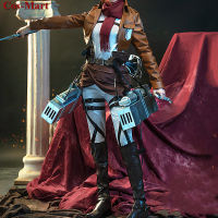 Anime Attack On Titan Mikasa AckermLevi AckermanEren Jaeger Cosplay Costume Handsome Battle Uniform Party Role Play Clothing