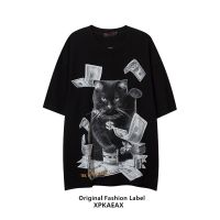 ♞ S-7XL Men Tshirt Fashion Plus Size Oversized T Shirt Print Short Sleeve Sports Loose Half Sleeve Men T-shirts fashion
