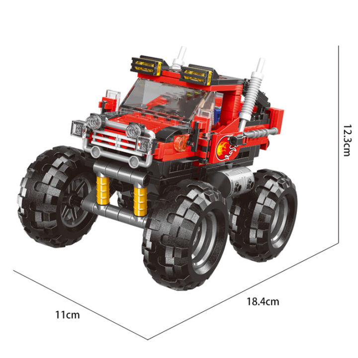ใหม่-avtoros-shaman-เทคนิคเข้ากันได้เมืองรถจี๊ปรถถนน-suv-ยานพาหนะค่ายสร้างสรรค์รถบรรทุกรุ่นอาคารชุดบล็อก-xingbao