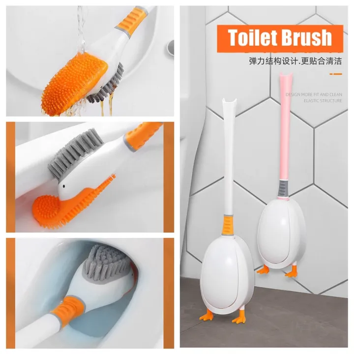 silicone-toilet-brush-with-holder-box-duck-double-wc-cleaner-no-blind-corner-toliet-set-quick-drying-holder-bathroom-accessories