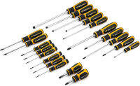 GEARWRENCH 20 Pc. Phillips/Slotted/Torx Dual Material Screwdriver Set - 80066H 20 Pc. Master New Version