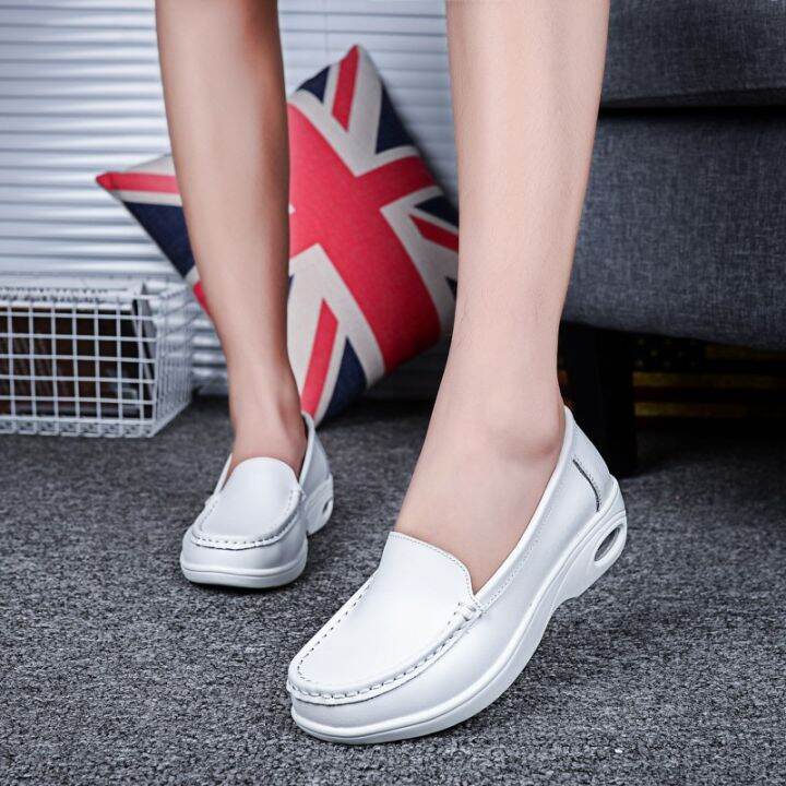 ielgy-size-36-40-white-nurse-shoes-for-women-slope-with-non-slip-korean-air-cushion-shake-shoes