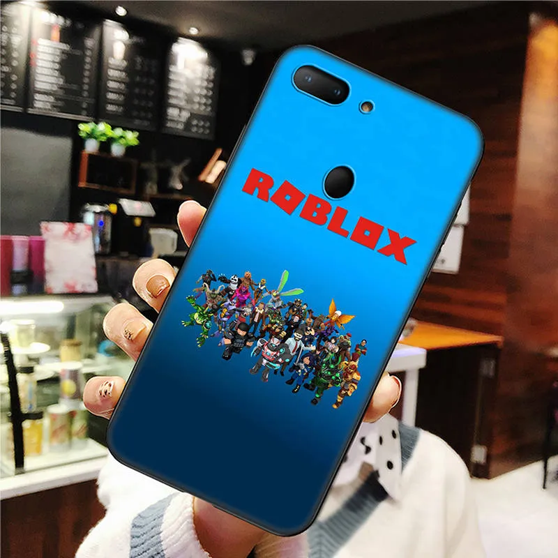 Soft TPU Phone Case For Vivo Y11 Y17 Y5S Y55 Y69 Y71 Y81 Y91C Y95 Casing  Game ROBLOX wallpaper