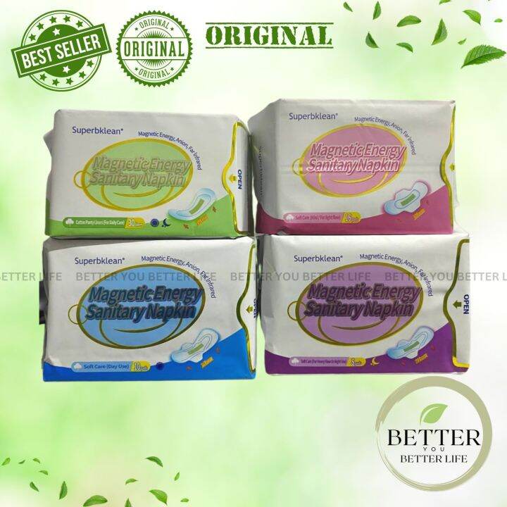 Longrich Superbklean Energy Sanitary Napkins Combo Lazada PH