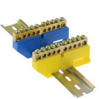 Terminal Blocks Electric Distribution Distribution Box Rail Terminal Block - 2pcs - Aliexpress