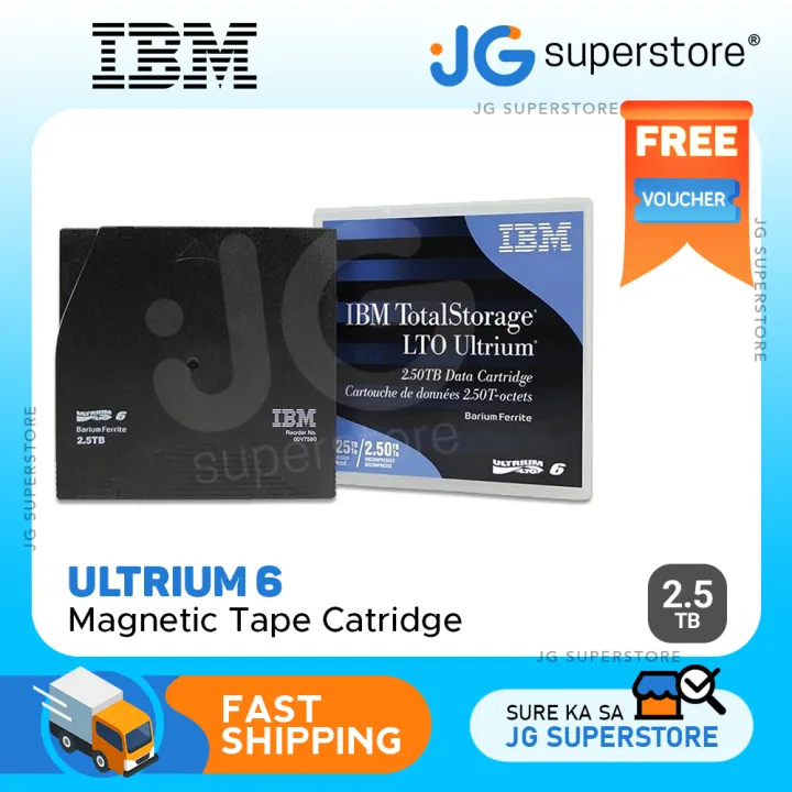 IBM LTO Ultrium 6 Tape Data Cartridge for System Storage (2