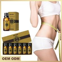 【CW】 1/6PCS Ginger Massage Oil Slimming Shaping Body Firming Fluid Sculpting Skinny Belly Slimming Oil For Skin Care Spa Bath Oil