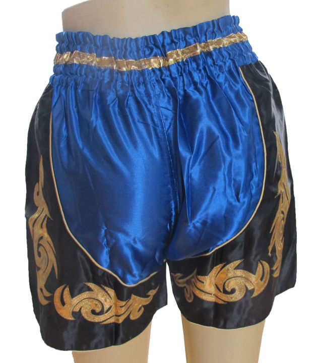 thai-boxing-2-tone-boxer-น้ำเงินดำ-สุดยอดของมวยไทยด้วยสีสันกางเกงมวยที่สดใส-ไซต์-m-เด็ก-เหมาะสำหรับผู้ที่มีเอว-24-27