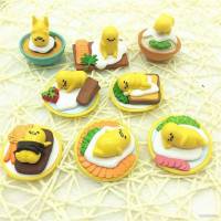 Yb2 โมเดลฟิกเกอร์ Gudetama An Eggcellent Adventure ของเล่น สําหรับตกแต่งบ้าน 8 ชิ้น BY2