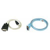 5X RJ45 Network Cable Serial Cable Rj45 to DB9 and RS232 to USB (2 in 1) CAT5 Ethernet Adapter LAN Console Cable