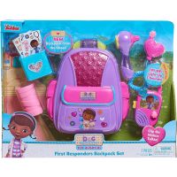 shenzhi6 Doc McStuffins First Responders Backpack Set Toy Doc McStuffins กระเป๋าเป้สะพายหลัง ของเล่นสําหรับเด็ก