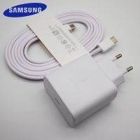 Super Adaptive Fast Charger 45W EP-TA845 For Samsung GALAXY S23 S22 S21 Note20 Ultra Z Fold4 Fold3 Dual Type C USB Data Cable