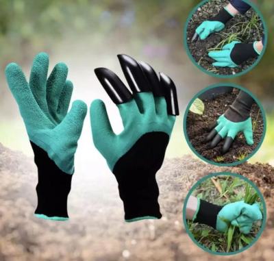 Garden Genie Gloves ถุงมือ ขุดดิน พรวนดิน ถุงมือขุดดินทำสวน