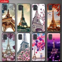 [HF16] Eiffel Tower ปารีสสำหรับ Samsung Galaxy S21 A51 S20 S10 S9 S8 Plus Ultra S10e A50 A71 A70 A20 40หมายเหตุ20 10 9 8 Plus Soft TPU