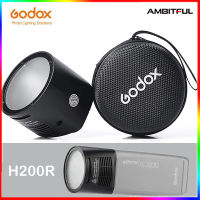 Godox H200R แหวนแฟลชหัวสำหรับ AD200, 200W พร้อมไฟแบบจำลองเกลียวแฟลชท่อสำหรับแสงธรรมชาติและนุ่ม