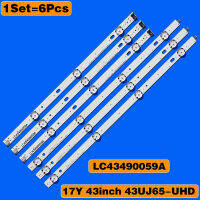 LED Backlight strip(3) for LG 43UJ635V 43UJ675V 43UK6300PLB 43UJ634V 43UJ630V 43UJ561V 43UJ655V LCA LCA