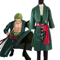 OnePiece Roronoa Zoro COS Costume and No Kuni Zoro Two Years Later Straw Hat Cosplay Anime Costume Halloween Clothes|OnePiece Roronoa Zoro COS เครื่องแต่งกายและไม่มี Kuni Zoro สองปีต่อมาหมวกฟางคอสเพลย์เครื่องแต่งกายอะนิเมะเสื้อผ้าฮาโลวีน