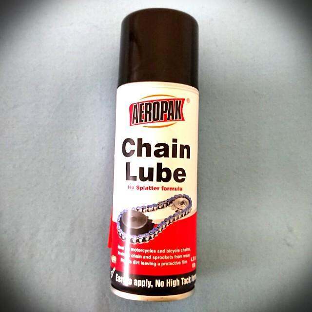AEROPAK aerosol spray can Chain Lube for Motorcycles and Bicycle chains