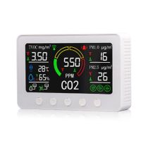 Tuya WiFi Co2 Sensor 6 in 1 Smart Air Quality Sensor Temperature Humidity Detector Color Screen Display