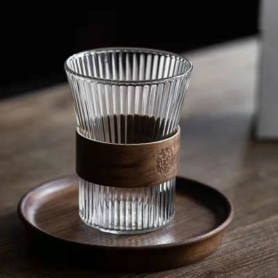 แก้วกาแฟ Sloki Kaca ปลอกหุ้มถ้วยวอลนัทถ้วยกาแฟแก้วสไตล์ญี่ปุ่นแก้วมักแก้วเบียร์เหยือกกาแฟน่ารัก Nmckdl