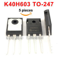 5 ชิ้นเดิม k40h603 TO247 ikw40n60h3 TO-247 ikw40n60 40h603 600 โวลต์ 40A IGBT ทรานซิสเตอร์แบรนด์ใหม่