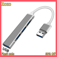 Zozo ✨Ready Stock✨ USB C HUB 3.0 Type C 3.1 4 Port Multi Splitter ADAPTER OTG สำหรับคอมพิวเตอร์ PC