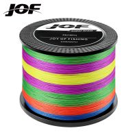 JOF 4/8 Strands Braided Fishing Line Multifilament 500M 1000M Carp Fishing Japanese Braided Wire Fishing Accessories Pe Line