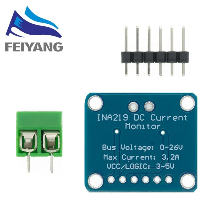 ina219-bi-directional-dc-current-power-supply-sensor-breakout-module-diy-3v-5v-iic-i2c-power-monitoring-sensor-module-electrical-circuitry-parts