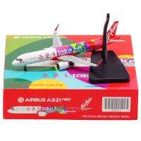 1:400 Scale A321NEO 9M-VAA Air Asia Planes Model Airplanes Airlines Alloy Aircraft Plane Model Toy For Collections