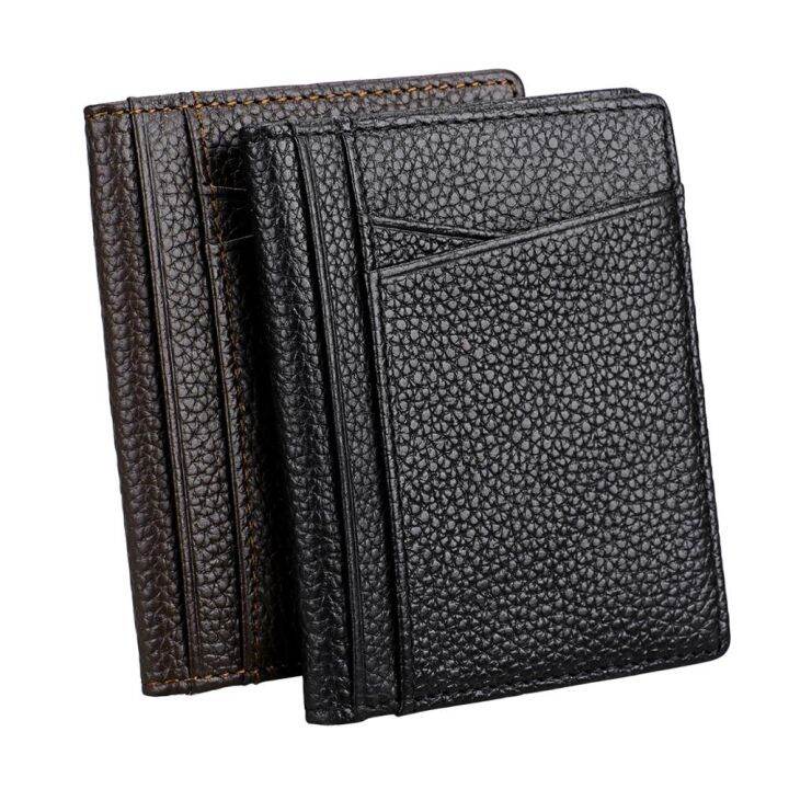layor-wallet-กระเป๋าสตางค์ใส่บัตรสำหรับผู้ชาย-แบบสั้นหนังแท้ใส่ได้ทุกเพศกระเป๋าสตางค์ใส่เหรียญสีล้วนกระเป๋าใส่บัตร