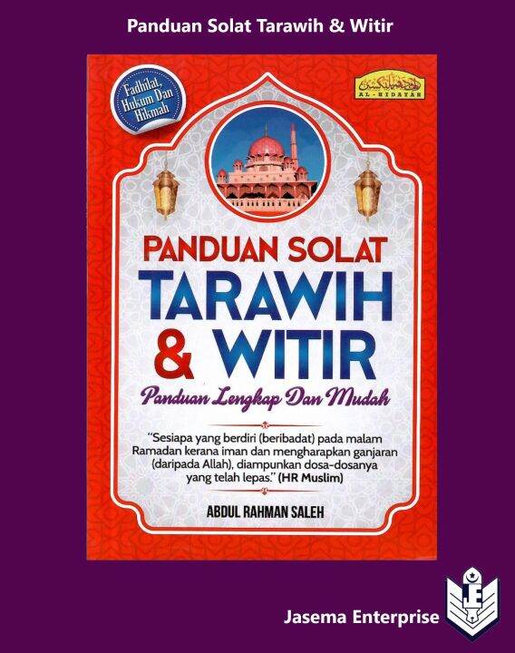 Panduan Solat Tarawih & Witir Panduan Lengkap Dan Mudah | Lazada