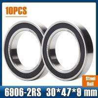 6906-2RS Bearing ( 10 PCS ) 30*47*9 mm Thin Section 6906 2RS Ball Bearings 6906RS 61906 RS For Motorcycle Axles  Bearings Seals