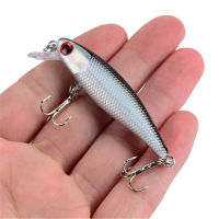 1PCS 6.5cm 4.5g เหยื่อตกปลาคุณภาพ Minnow Lure 3D ตาพลาสติก Hard เหยื่อ Pesca ประดิษฐ์ JIG wobblers Crankbait เหยื่อตกปลา-Luqiande