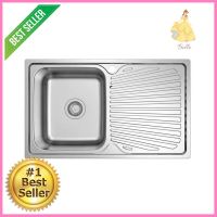 ซิงค์ฝัง 1หลุม 1ที่พักขวา HAFELE ELGAR 495.39.408 สเตนเลสBUILT-IN SINK HAFELE ELGAR 495.39.408 1B1D STAINLESS STEEL **ด่วน ของมีจำนวนจำกัด**