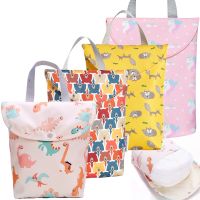 Multifunctional Baby Diaper Bag Caddy Organizer Reusable Waterproof Wet/Dry Cloth Bag  Fashion Mummy StorageTravel Nappy Bag Cloth Diapers