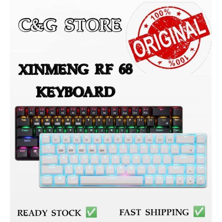 📢ReadyStock📢100% Original XinMeng RF68 2.4G Wireless/Bluetooth+TypeC ...