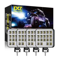 Dxz ไฟหน้ารถออฟโรด4X4,12V 24V 19smd สปอร์ตไลท์57W สำหรับรถจักรยานยนต์ Suv Atv รถบรรทุกหลอดไฟอัตโนมัติ4X4ชิ้น