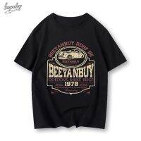 New Fashion100% cotton BEEYANBUY retro oversize unisex t-shirt 2023